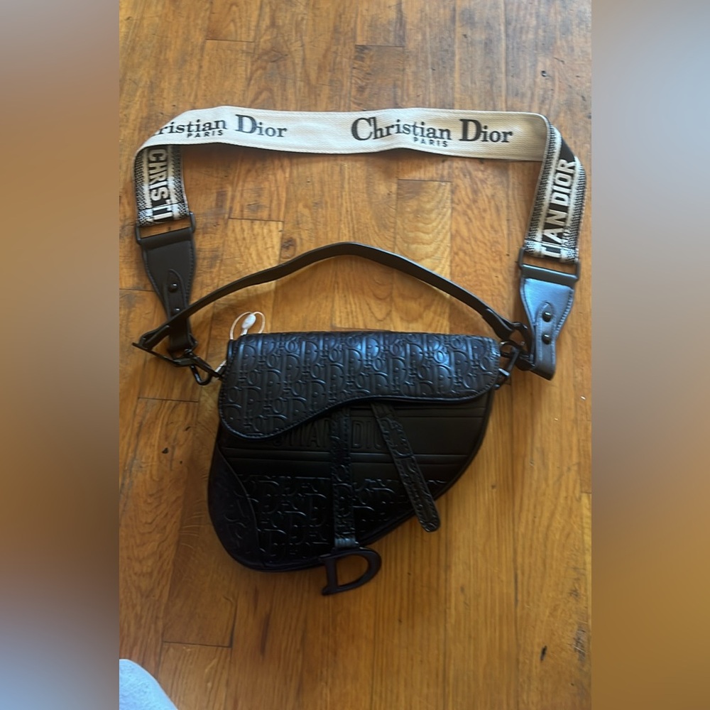 Dior Black and Tan Men's Messenger Bag